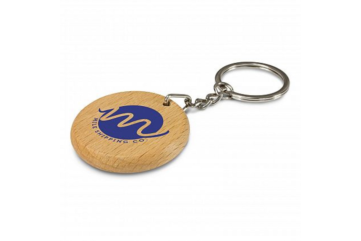 Natural Wooden Keyrings Fundraise Factory